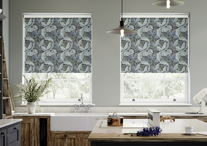 William Morris At Home Acanthus, Indigo - Roller Blind - Image 3